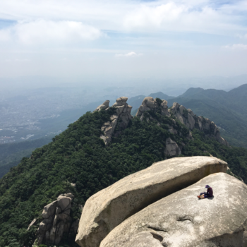 Zuid-Korea - Peace afther a long hike