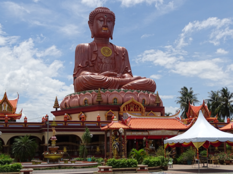 Maleisië - Een prachtige tempel , Wat Machimmaram in Tumpat, Kelantan.