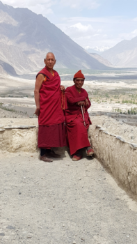 Ladakh - De monniken van Diskit Monastery
