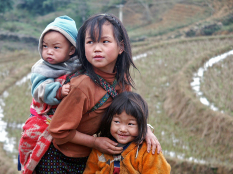 Rondreis Noord-Vietnam - Drie zusjes