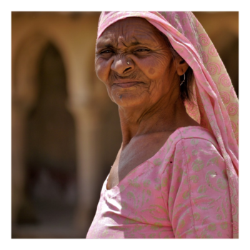 India - Lady in Pink
