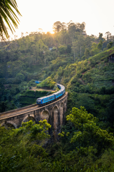 Sri Lanka - Zonsopgang over Nine Arch Bridge