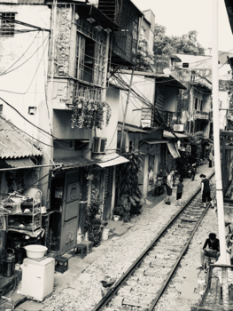 Vietnam - Train street Hanoi, Vietnam