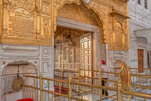 India - Entering Golden Temple at Amritshar