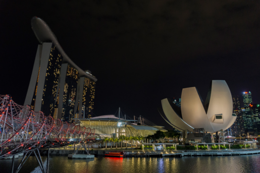 Marina Bay - Marina Bay by night