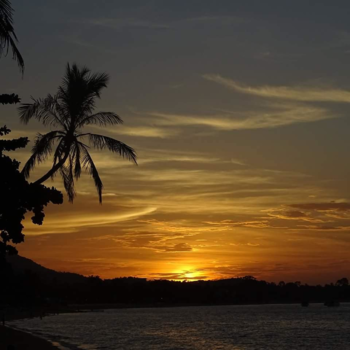 Thailand - Zonsondergang Mae Nam Beach
