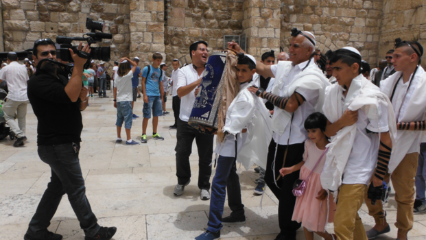 Israël - Technische opschepper bij de Klaagmuur