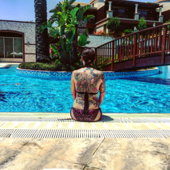 Turkije - Een van de zwembaden van het hotel dit is het relexbad