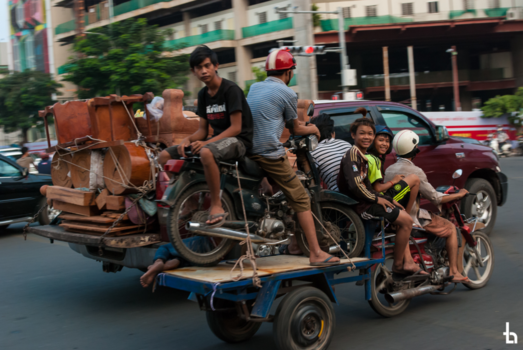 Cambodja - De straten van Phnom Penh