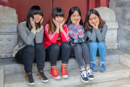 Beijing - 4 chineesjes