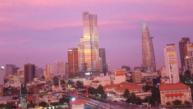 Ho Chi Minh Stad - Sunset in Saigon