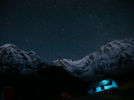 Annapurna Trail Trek - Watching the stars