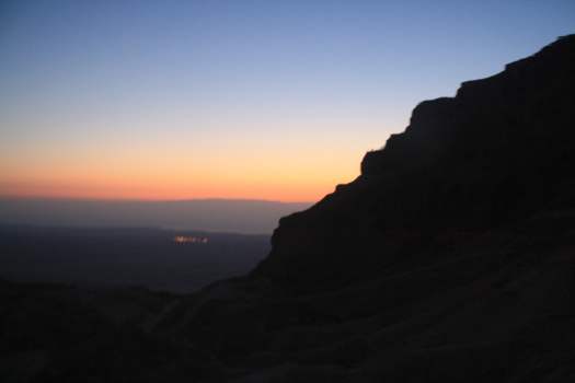 Israël - Massada sunrise