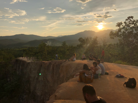 Rondreis Thailand in twee weken - Pai Canyon at sunset