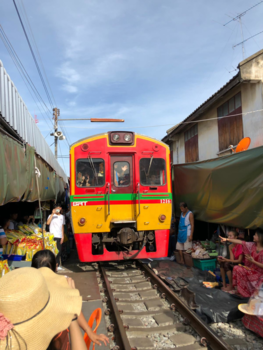 Thailand - Trein markt
