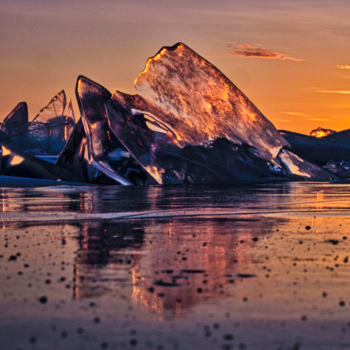 Baikalmeer - zonsondergang