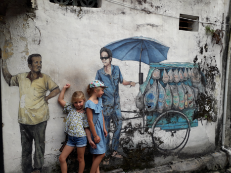 Maleisië - The walls @ Georgetown