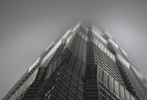 Shanghai - In de mist