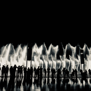 Dubai Mall - Dubai: dansende fonteinen!