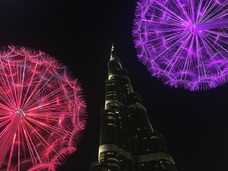 Dubai Mall - Burj Kalifa by Night