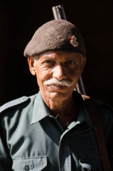 Udaipur - Bewaker van fort Kumbalgarh