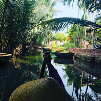 Rondreis Vietnam in twee weken - Basket boat