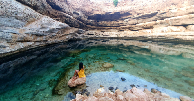 Oman - Bimmah Sinkhole, Oman
