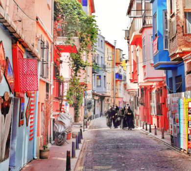 Istanbul - Bedekte kleuren