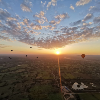 Bagan - Up in the sky