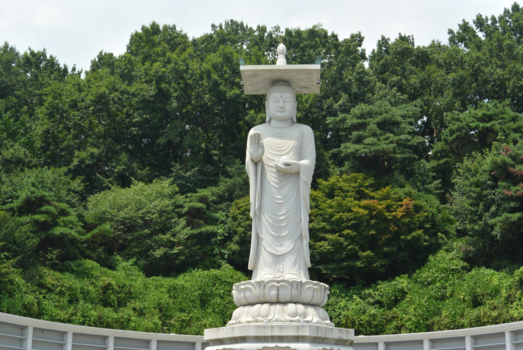 Zuid-Korea - Buddha in Bongeunsa Temple in Gangnam-gu Seoul
