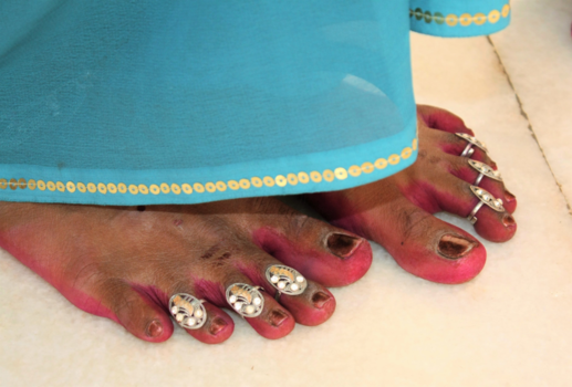 India - Kleurrijke  voeten