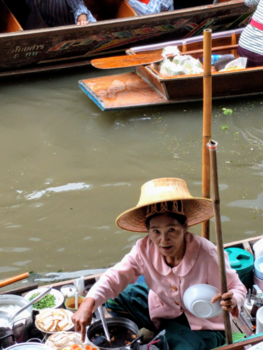 Rondreis Thailand in vier weken - Float market