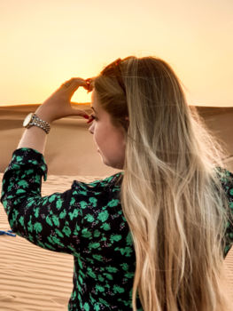 Dubai - Sunset with love