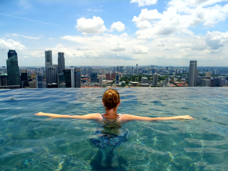 Singapore - Marina bay Sands, uitzicht om nooit te vergeten