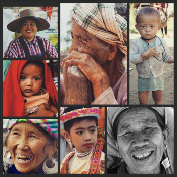 Myanmar - Gezichten