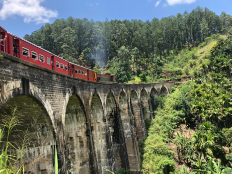 Sri Lanka - Oude trein in de mooie natuur