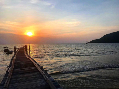 Cambodja - Sunset