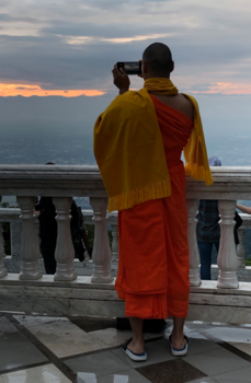 Thailand - Modern monk ;-)