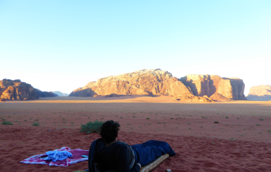 Wadi Rum - Wakker worden in de Wadi Rum woestijn