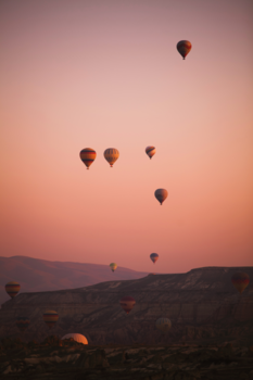 Cappadocië - Sunrise in Cappadocia.