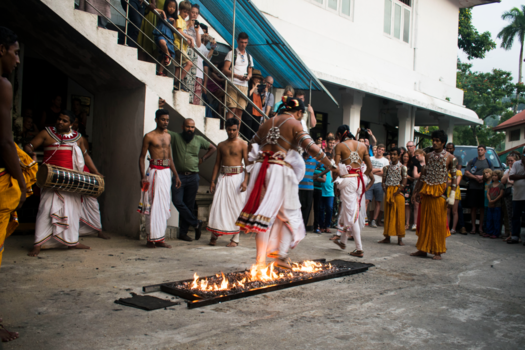 Kandy - Traditionele Kandy Dance optreden in Sri Lanka.
