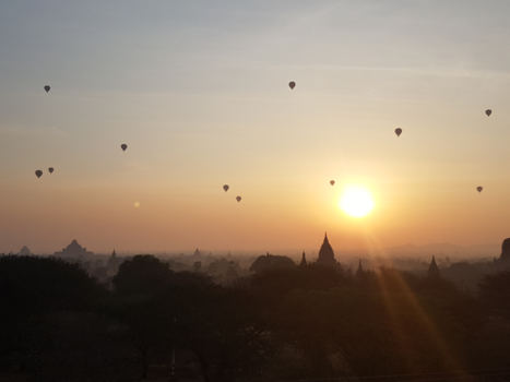 Bagan - De mooiste reden om vroeg op te staan. Bagan-Myanmar