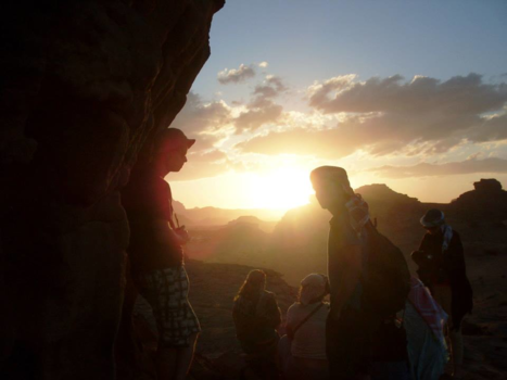 Jordanië - Desert sunset