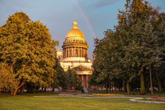 Sint Petersburg - Rainbow sunset