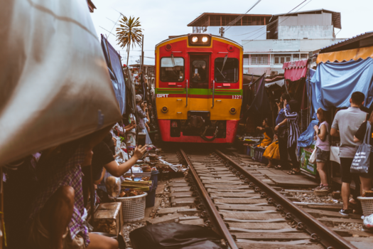 Bangkok - Maeklong Railway Market
