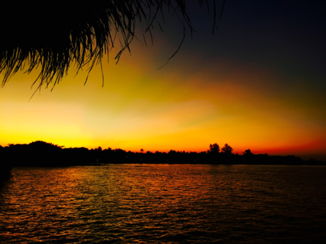 Malediven - Sunset Malediven vanuit waterbungalow