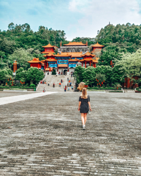 China - Tempel in de bergen