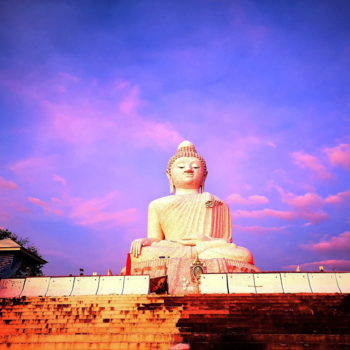 Rondreis Thailand in vier weken - Sunrise with buddha