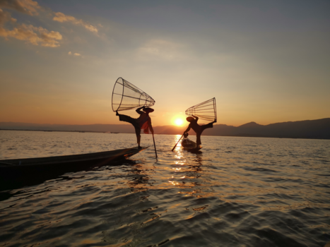 Inle Lake - Fisherman at Inle Lake