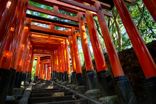 Japan - Fushimi Inari-taisha tempelgebied in Kyoto